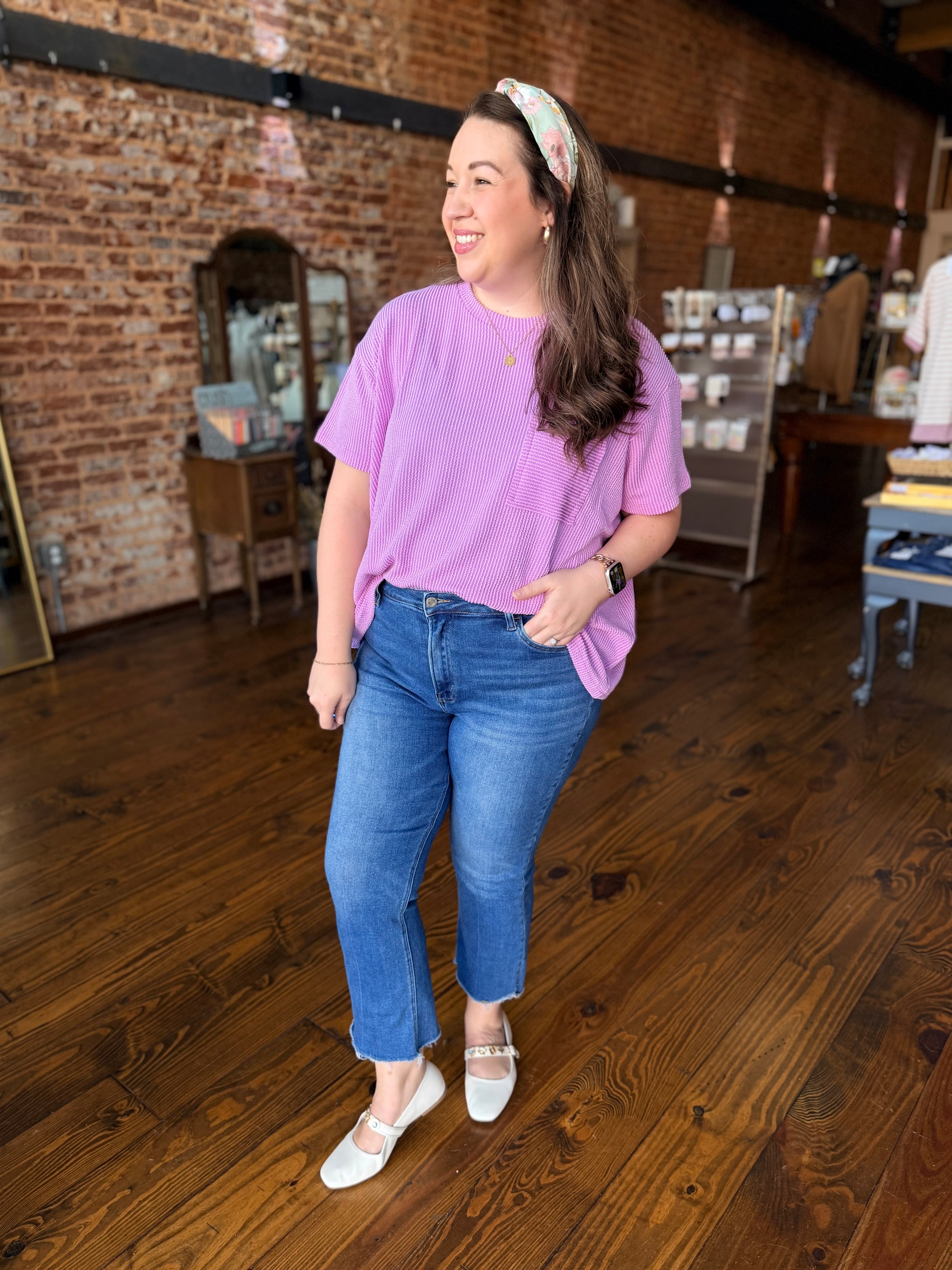 The Violet Breeze Top