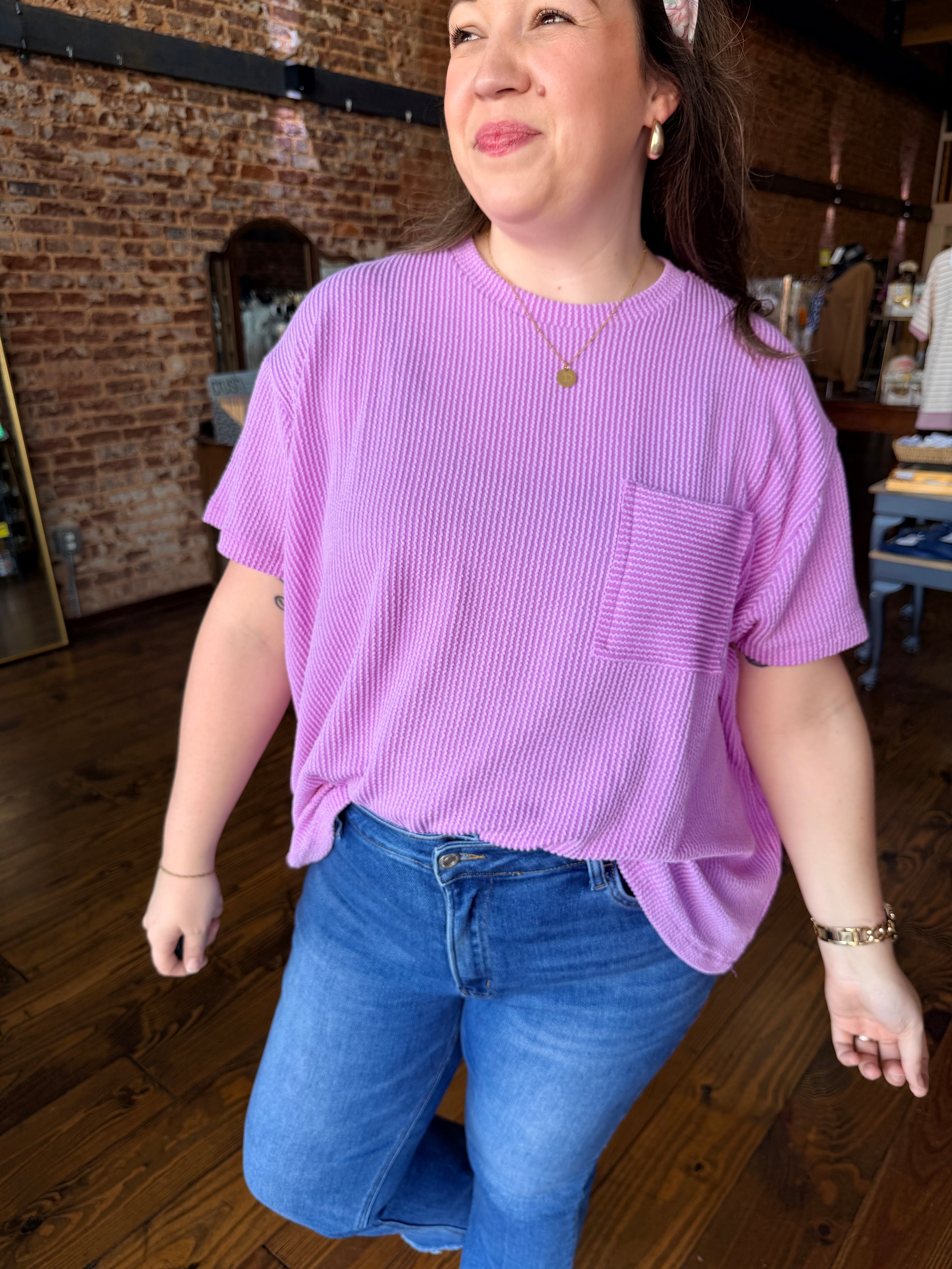 The Violet Breeze Top
