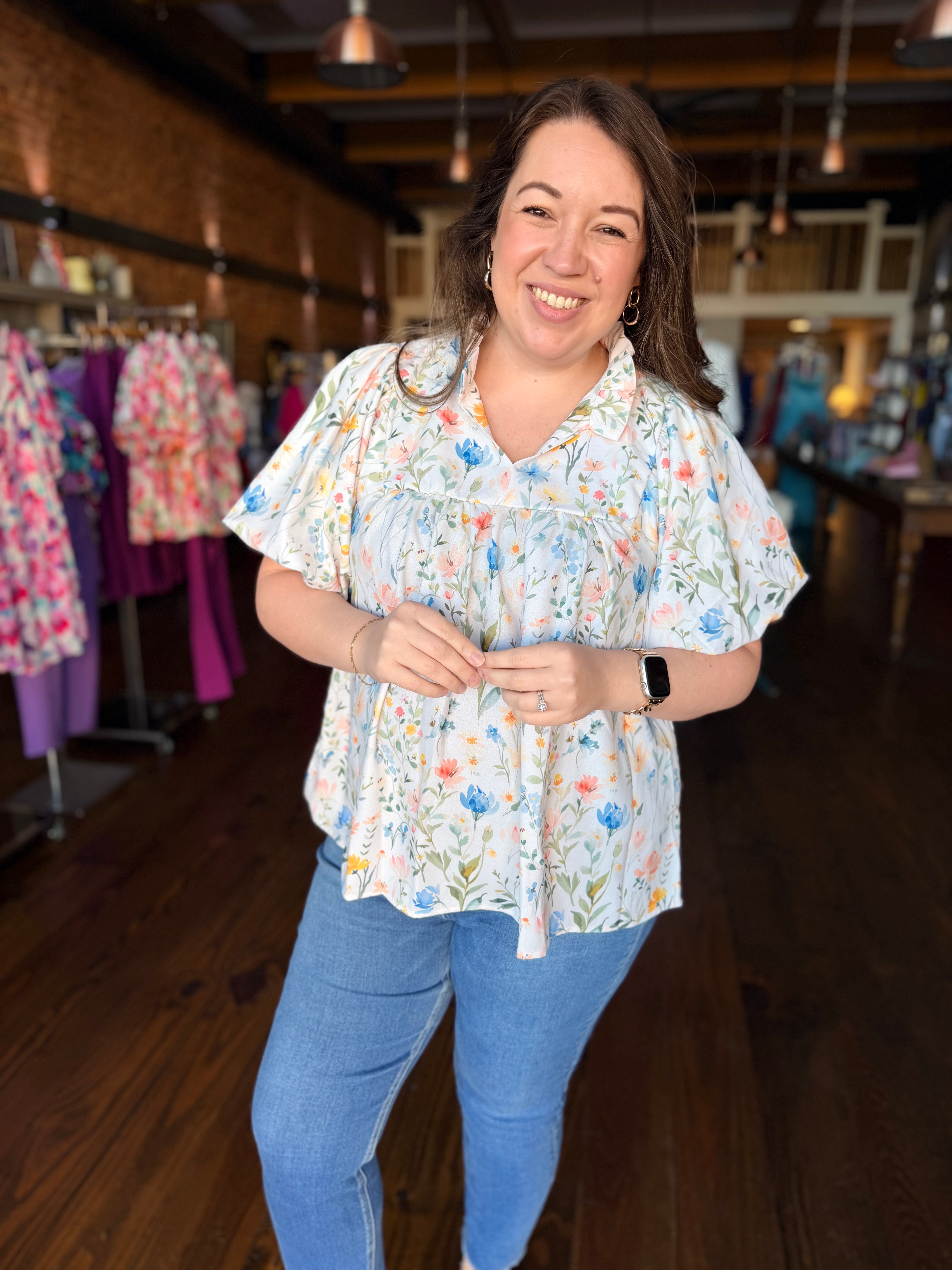 The Soft Meadow Blouse