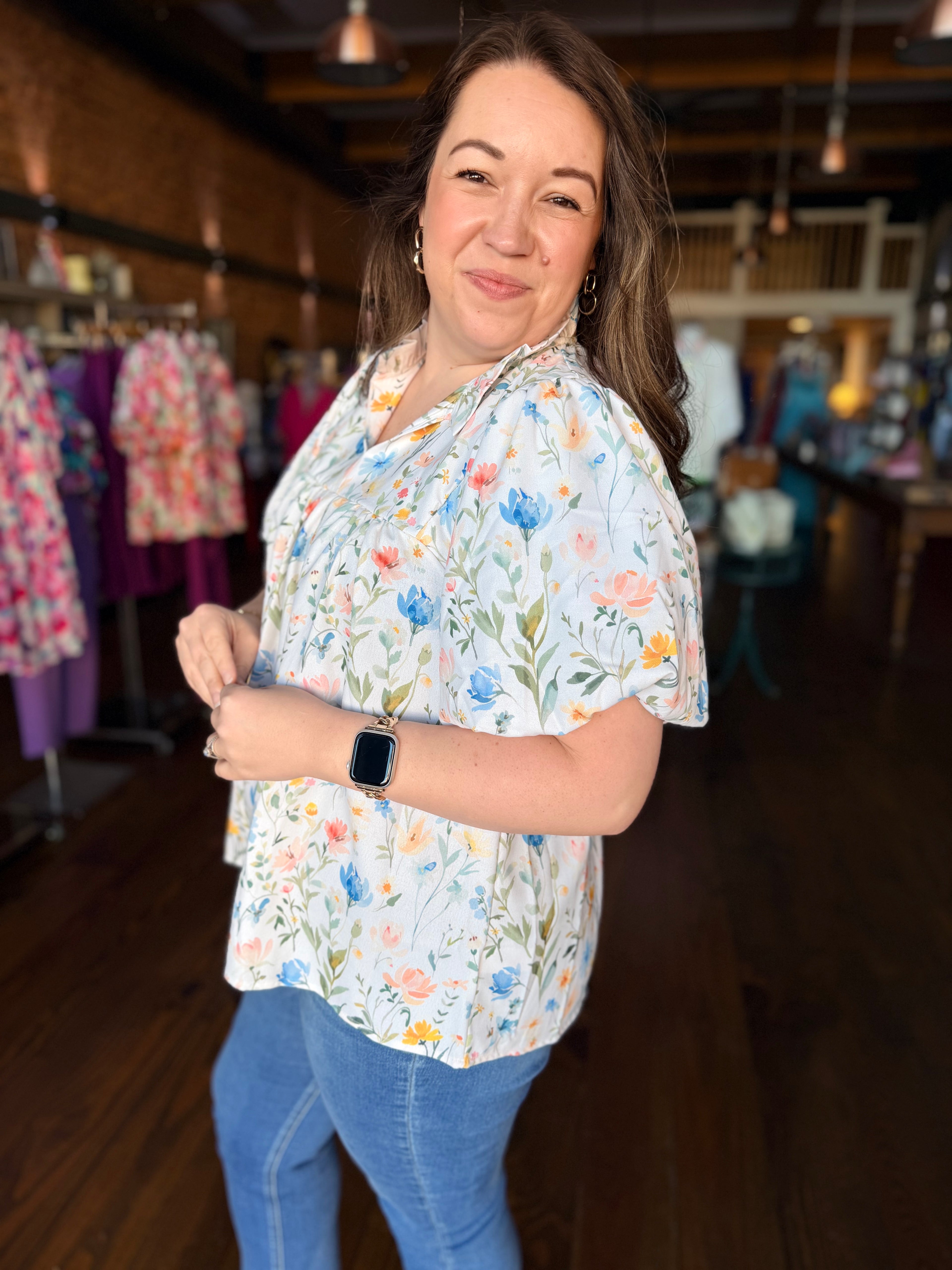 The Soft Meadow Blouse