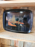 Vintage Couroc of Monterey San Francisco Bridge Tray (Designed for Gump’s)