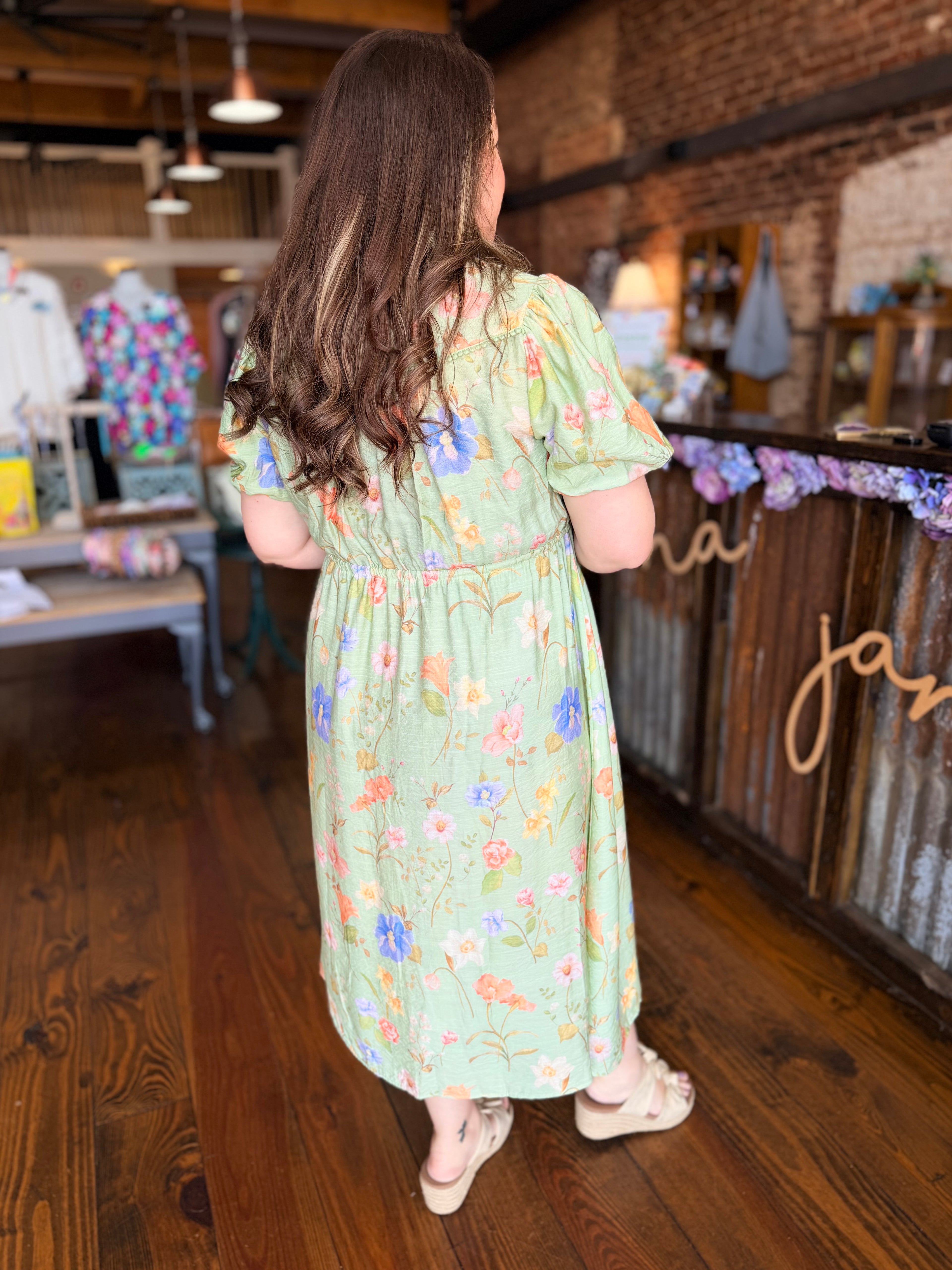 The Garden Day Midi Dress