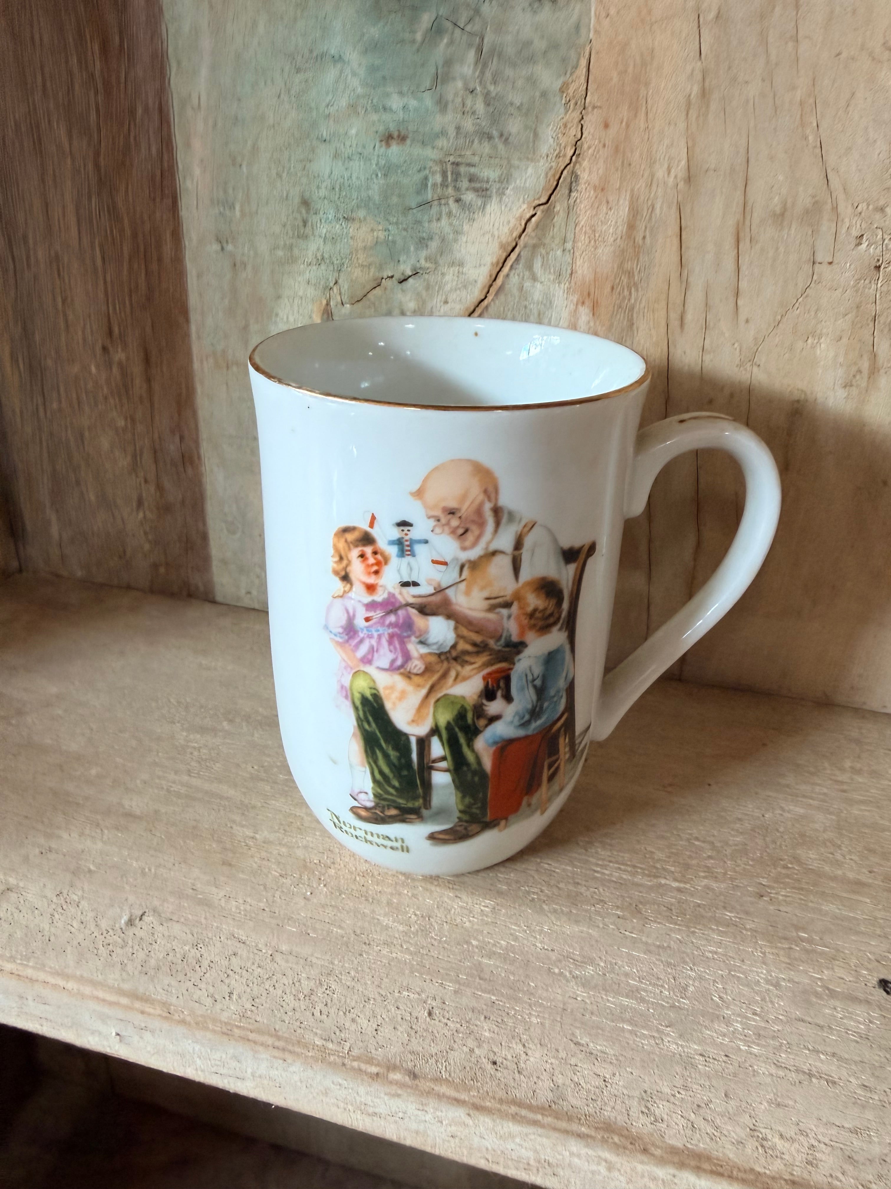 Norman Rockwell Mother & Child Coffee Mug
