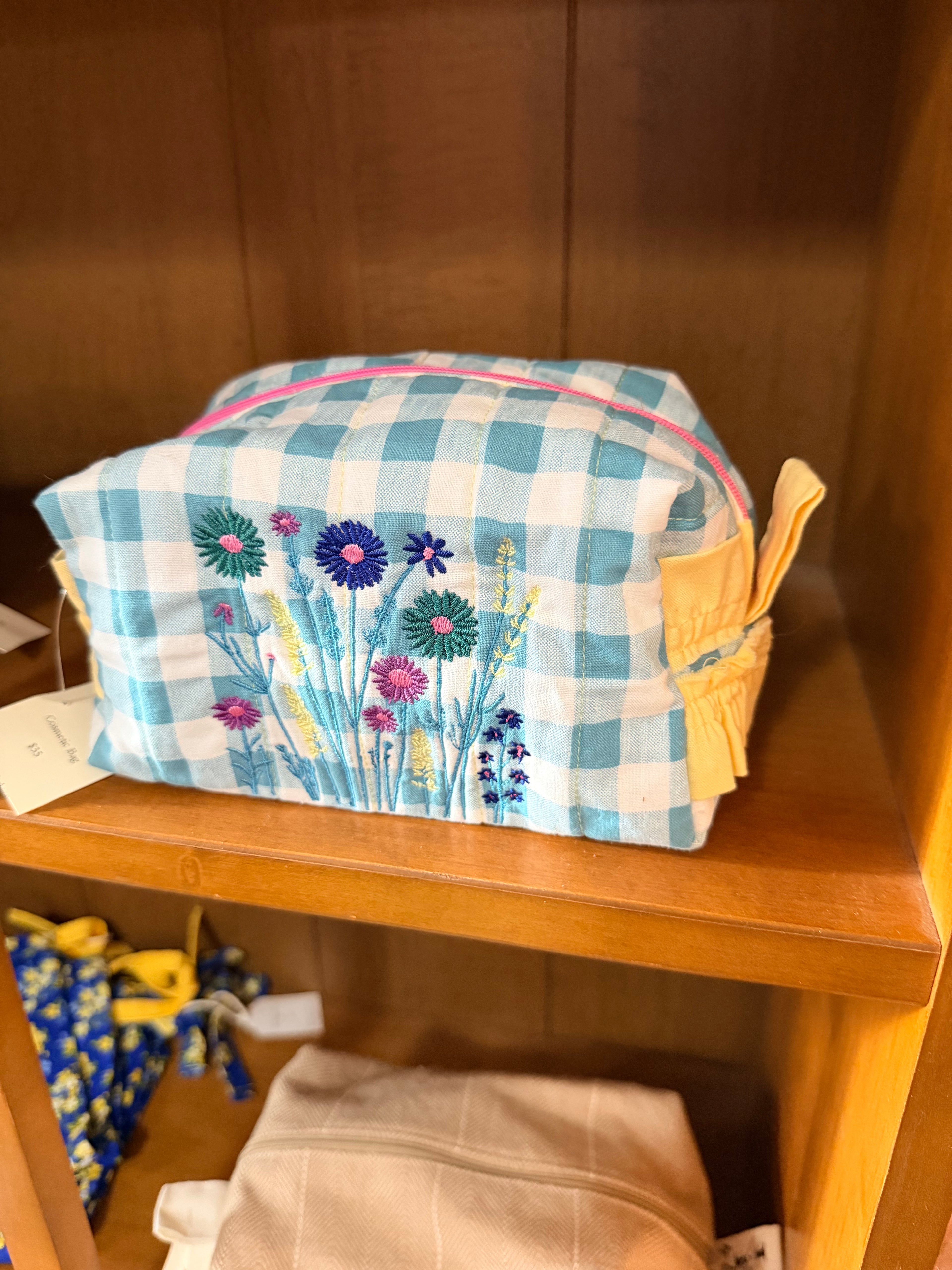 Quilted Cosmetic Bag