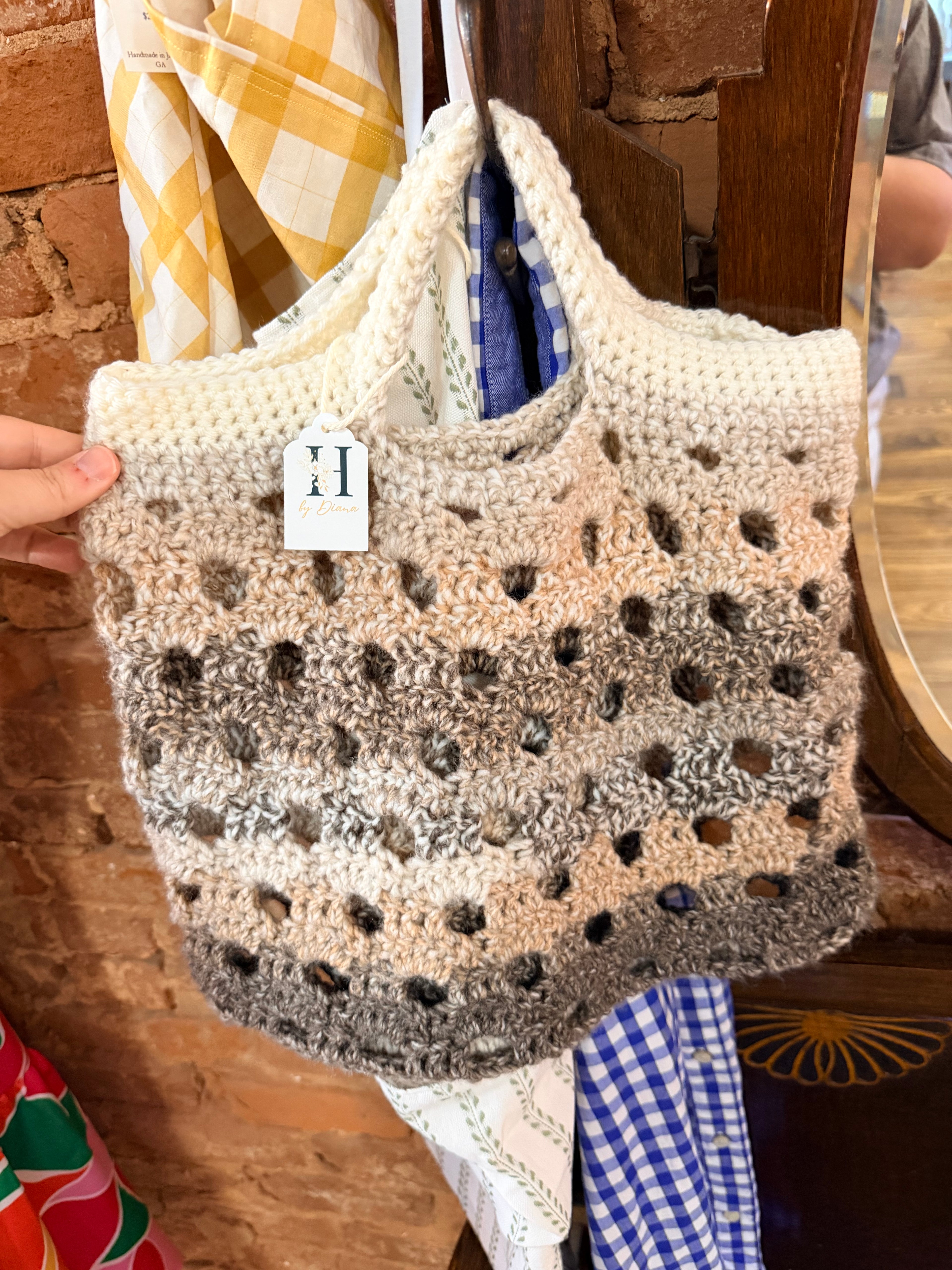 Shell Stitch Market Bag