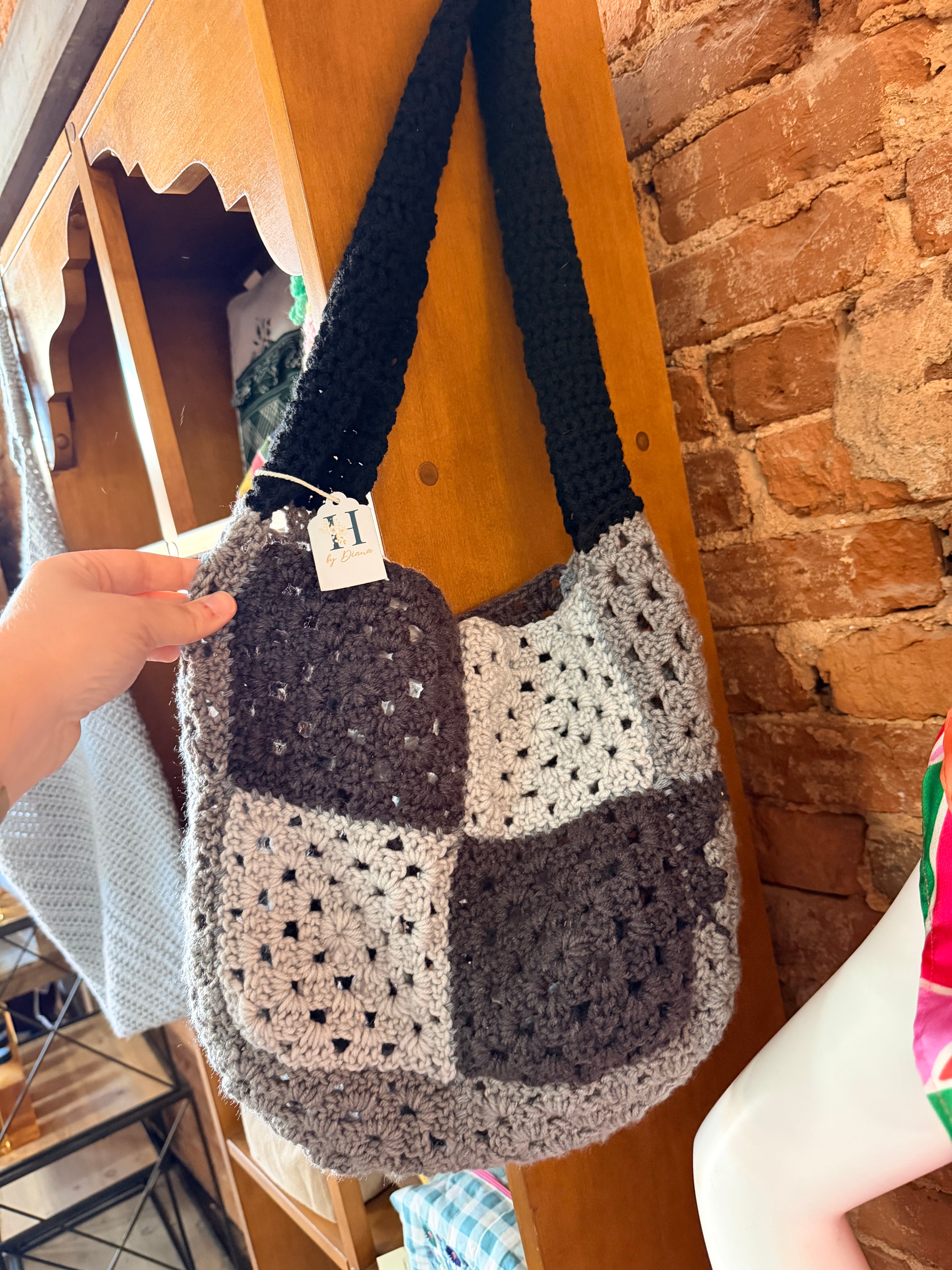 Granny Square Tote