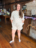 Heirloom Floral Bamboo Pajamas Set - Adult