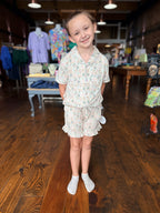 Heirloom Floral Bamboo Pajamas Set - Youth