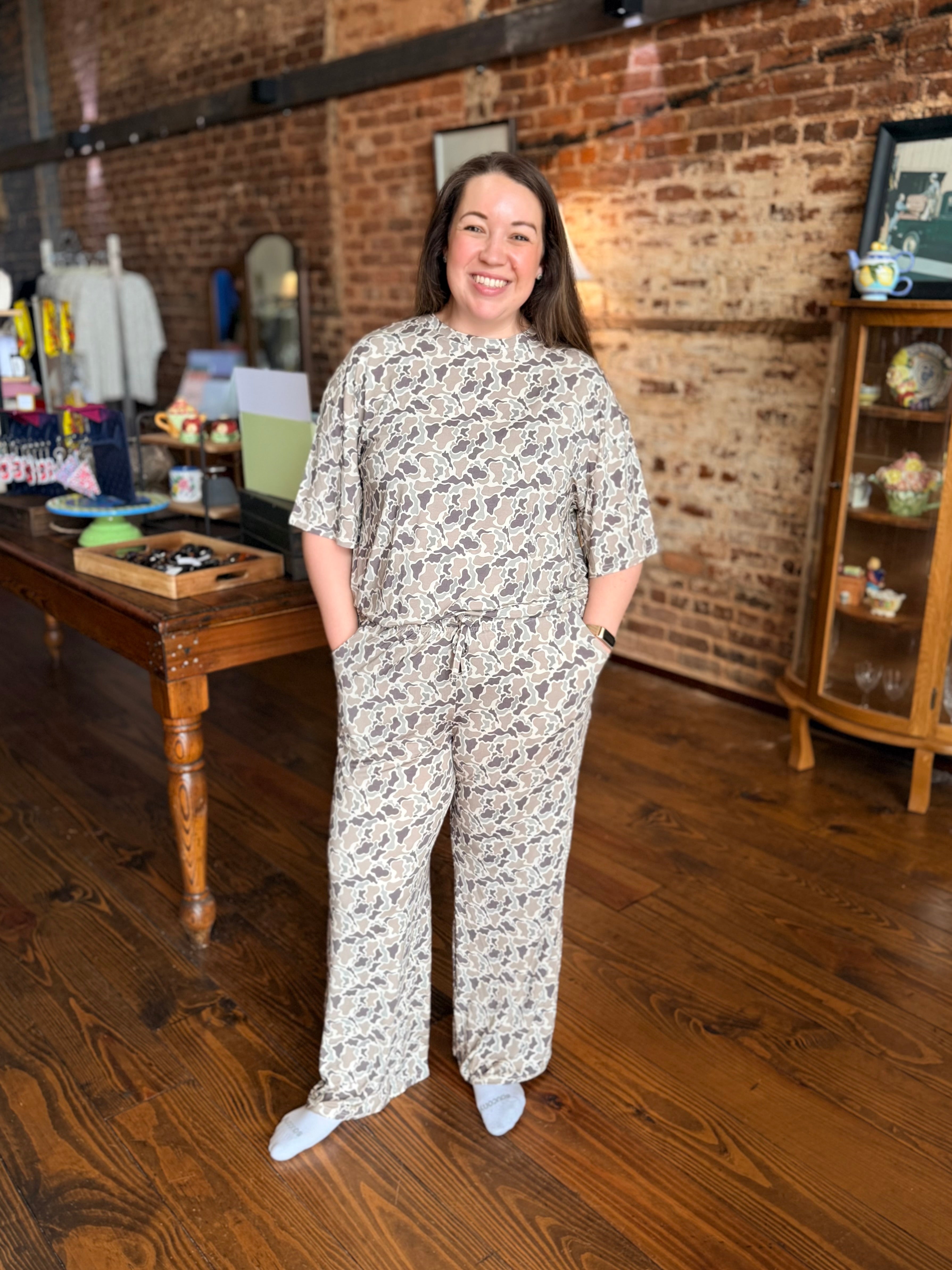 "Big Chad" Camo Bamboo Pajamas Set - Adult