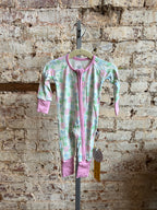Ribbons & Roses Bamboo Zippie Pajamas