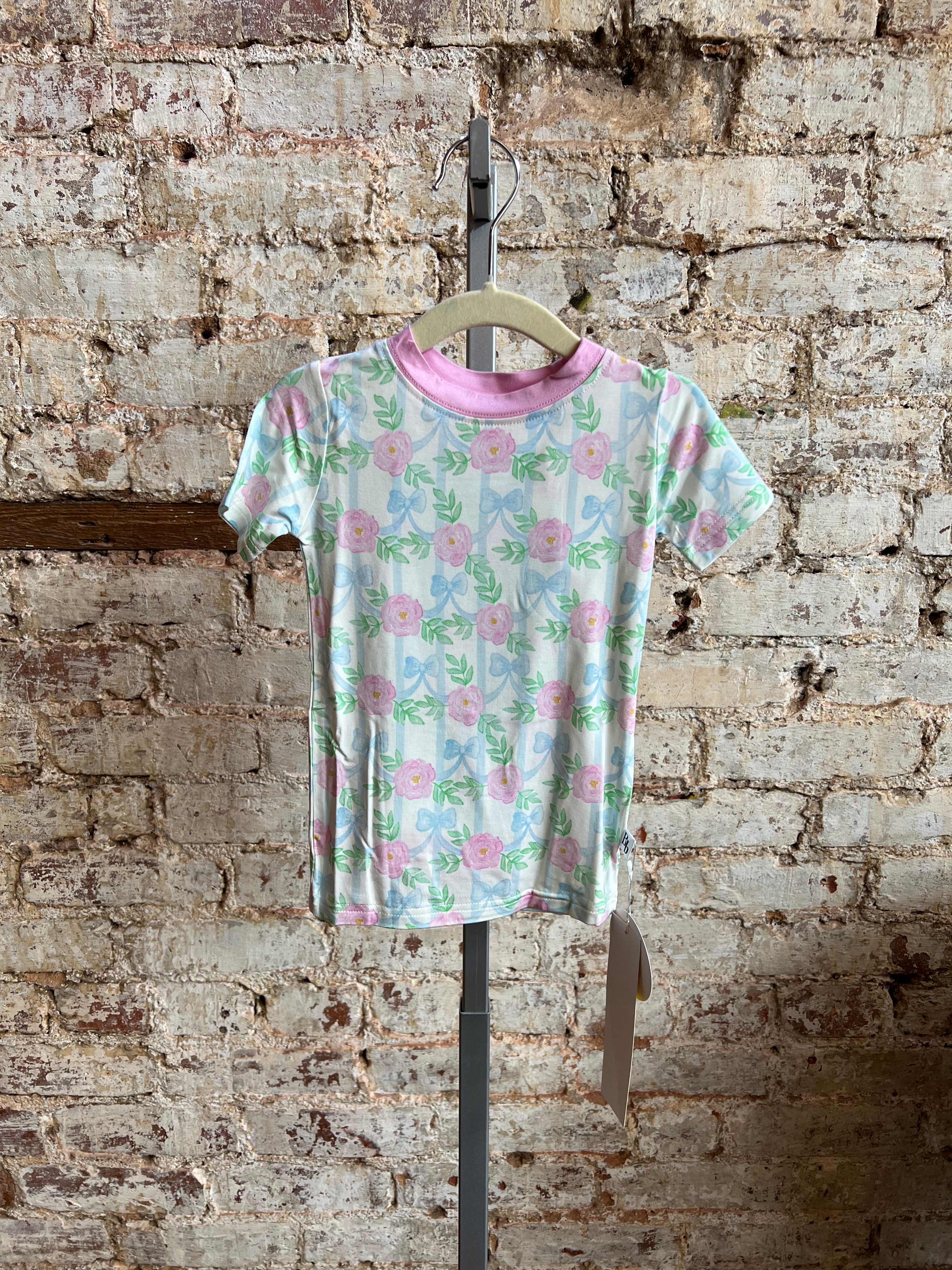 Ribbons & Roses Bamboo Pajamas Set - Toddler