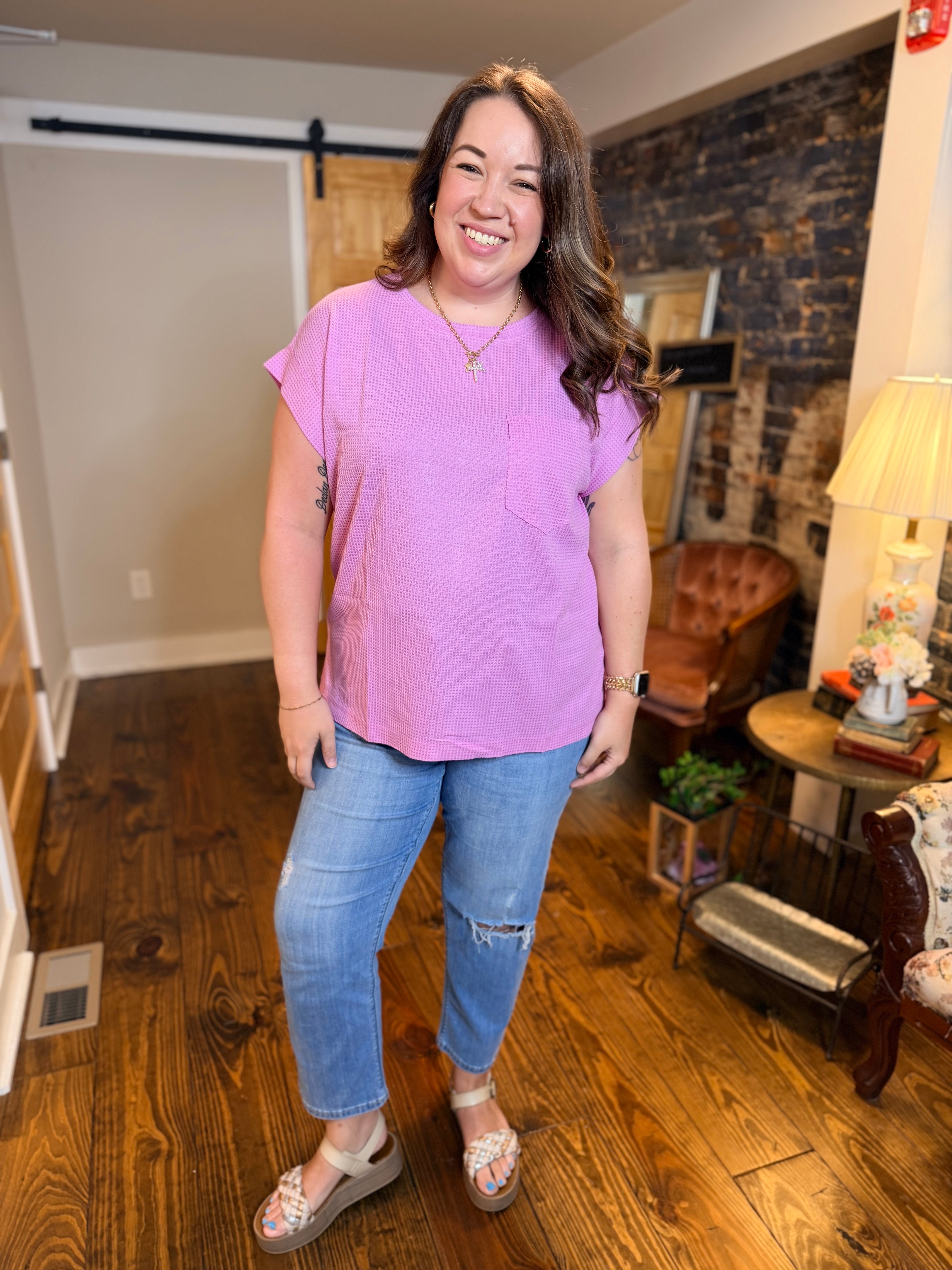 The Pretty in Pink Top - DOORBUSTER