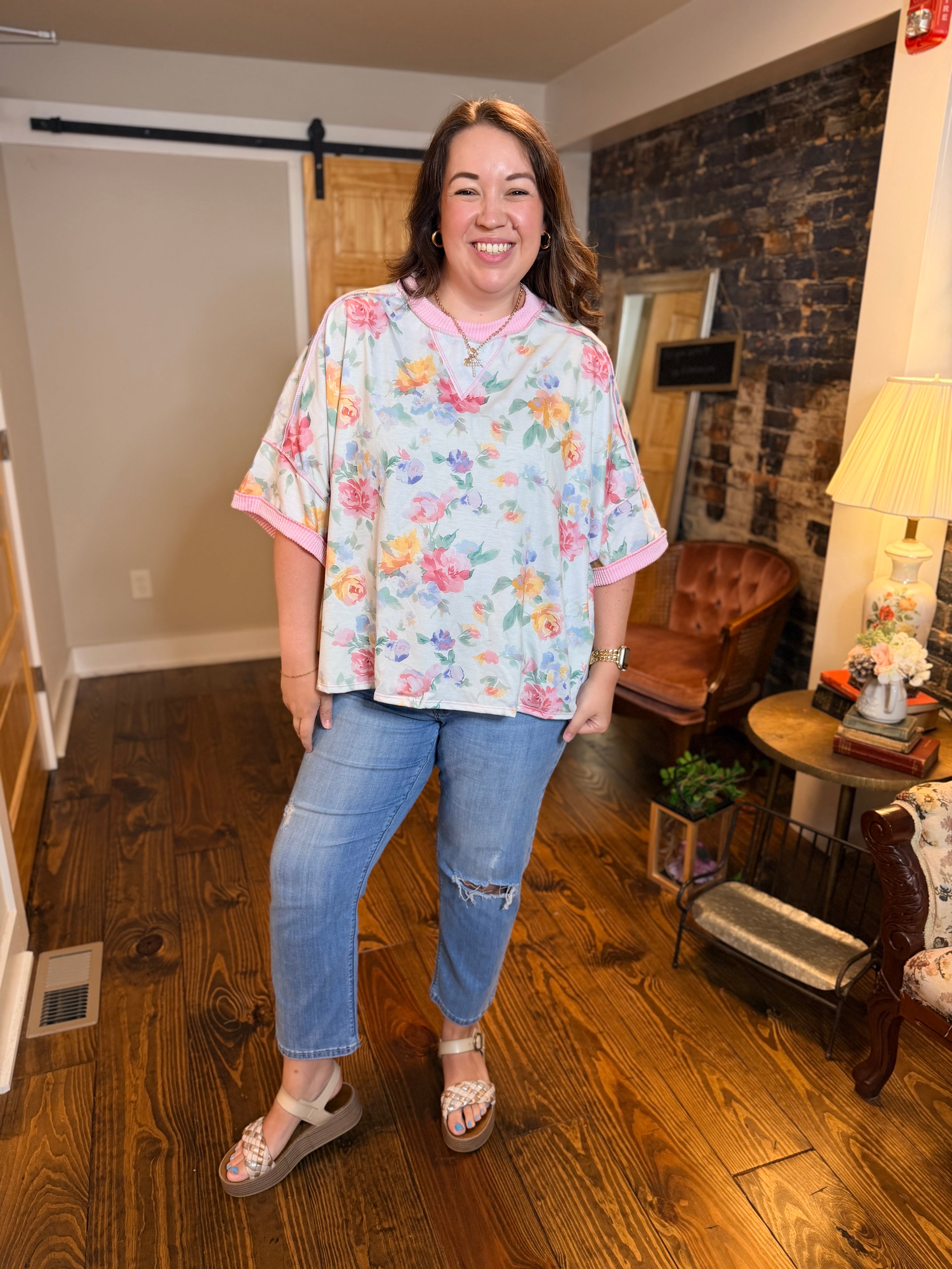 The Blush Garden Top