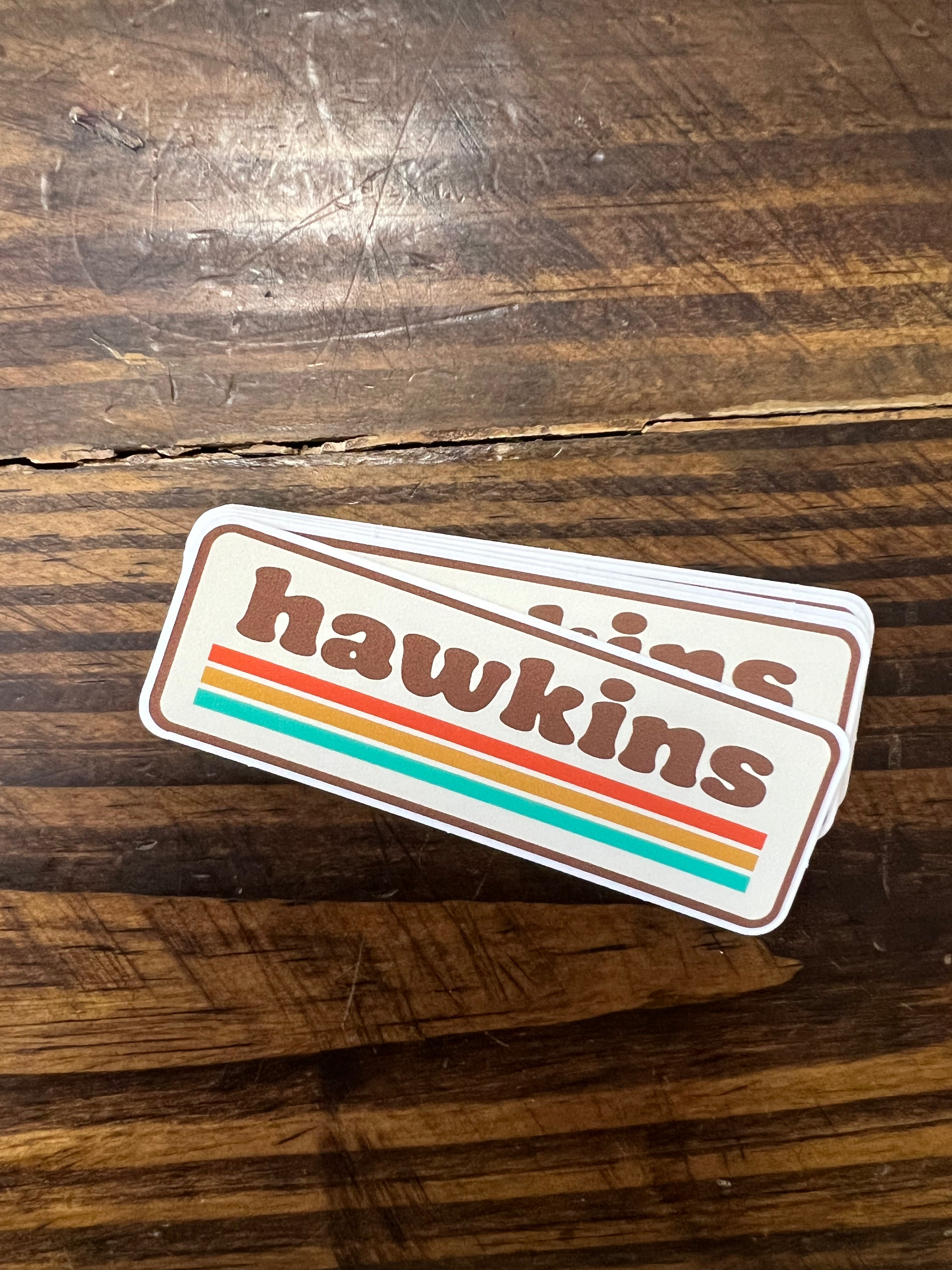 Retro Hawkins Sticker