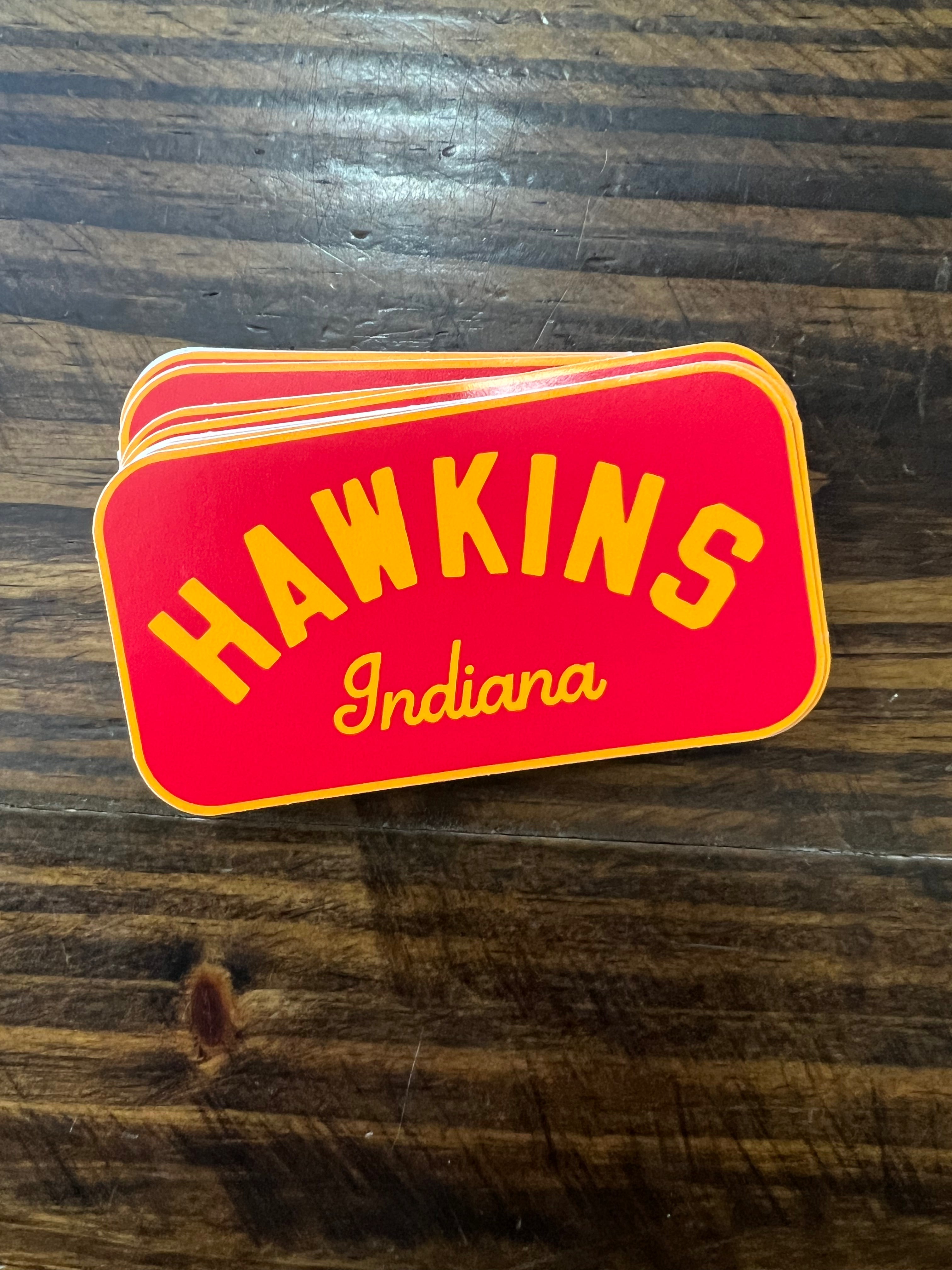 Hawkins, Indiana Sticker