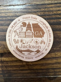Jackson, GA Wood Magnet
