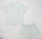 Ribbons & Roses Bamboo Pajamas Set - Adult