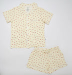 Gingham Cherries Bamboo Pajamas Set - Adult