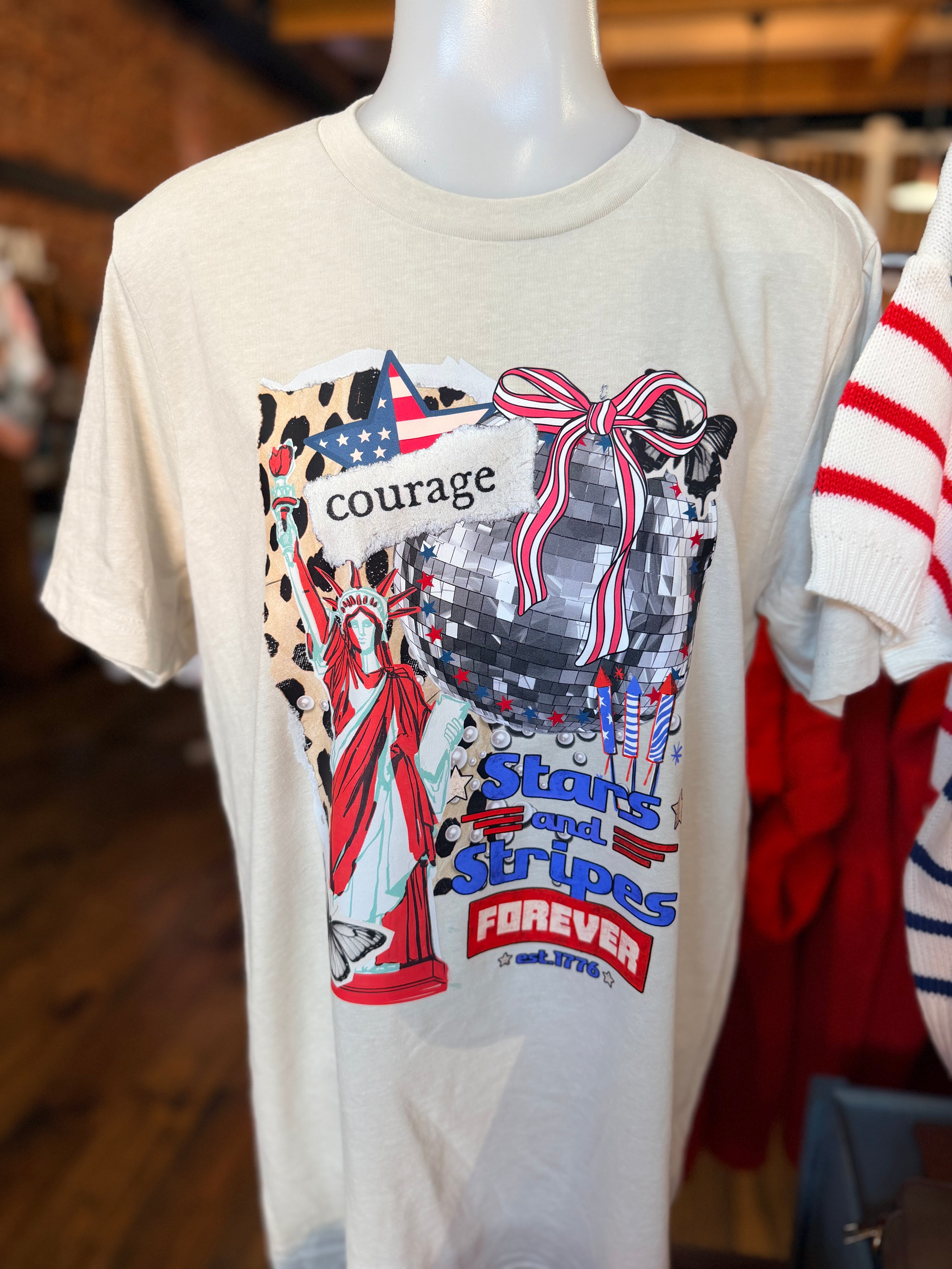 Stars & Stripes Collage Tee