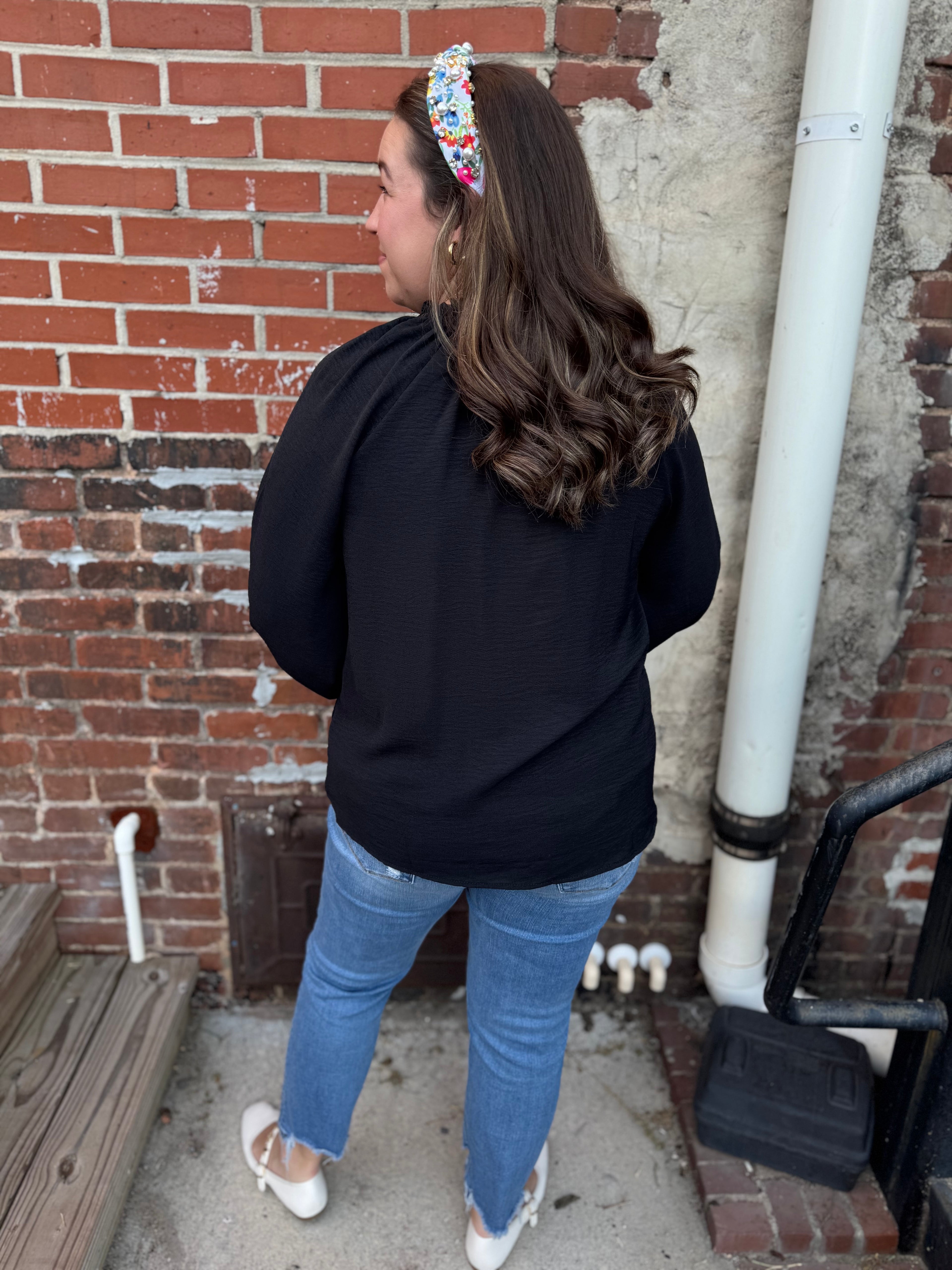 The Always Appropriate Ruffle Blouse