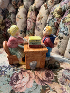 Teapot Teacher's Desk Mrs. Strickly Lotus China 1995 Vintage