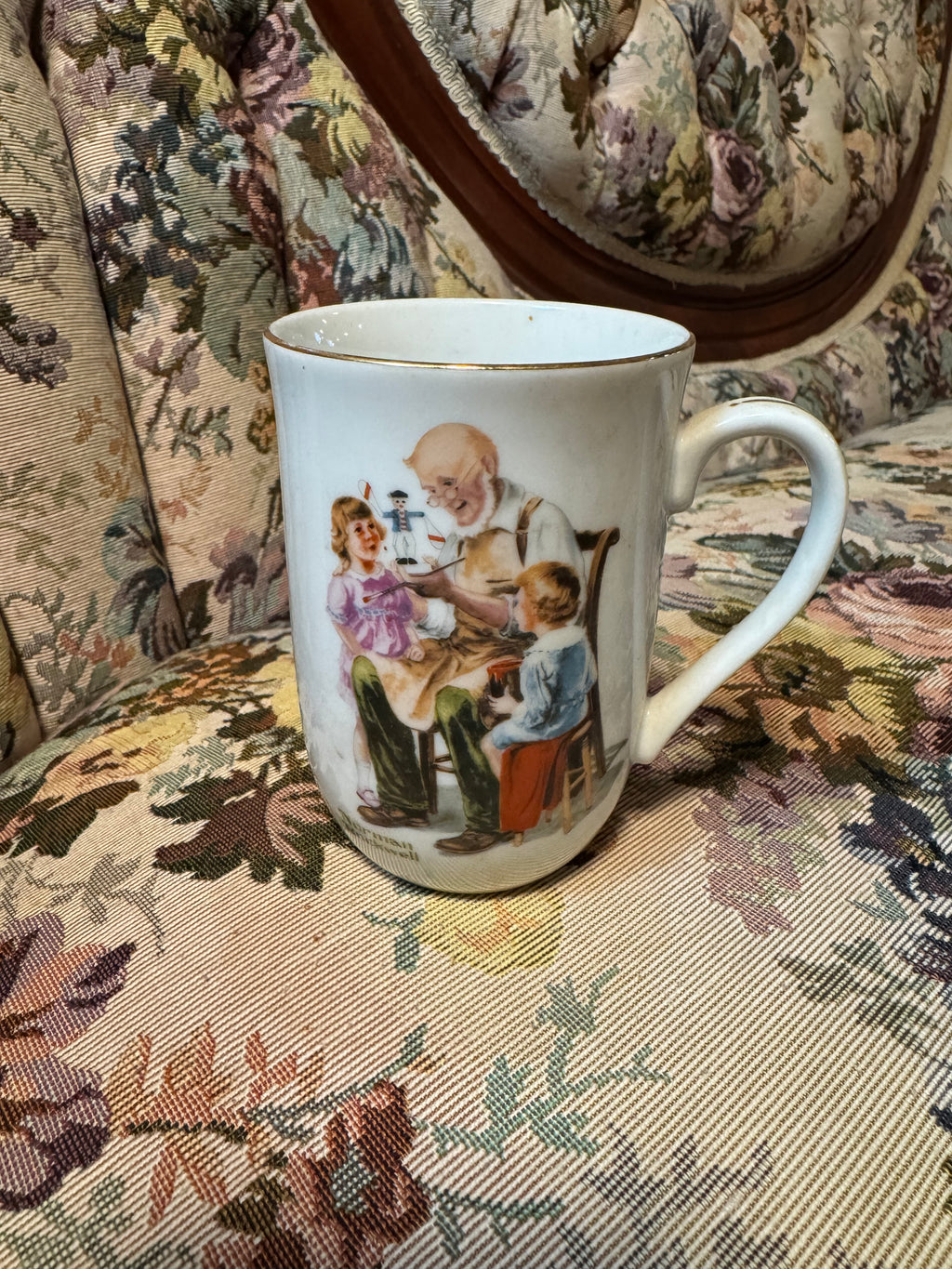 Vintage Normal Rockwell “Toymaker” Mug