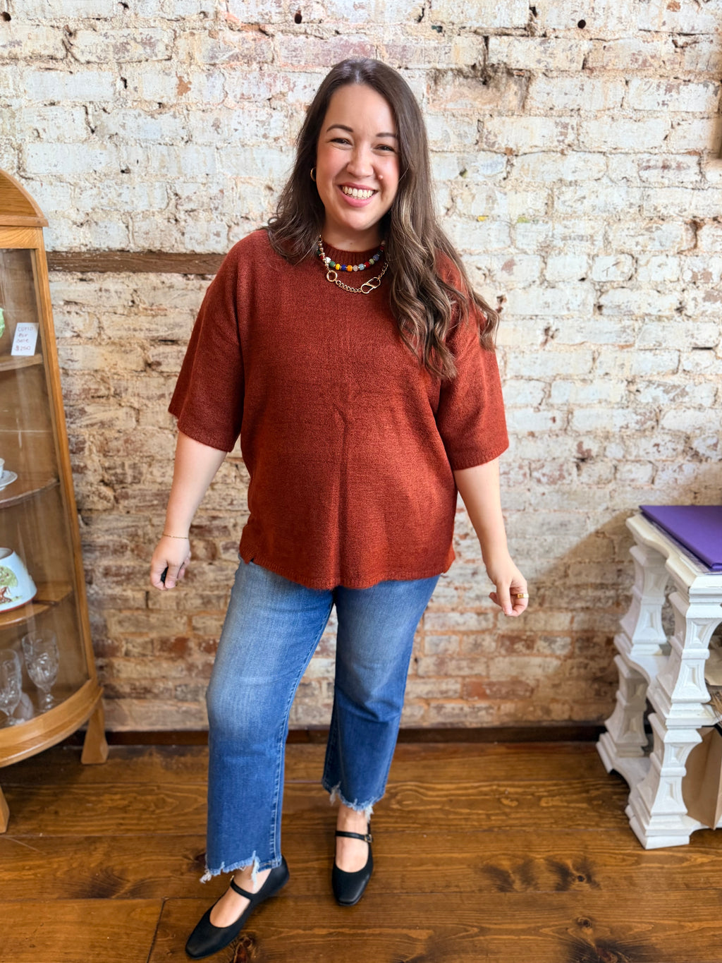 The Rust & Ready Sweater Top