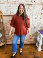 The Rust & Ready Sweater Top