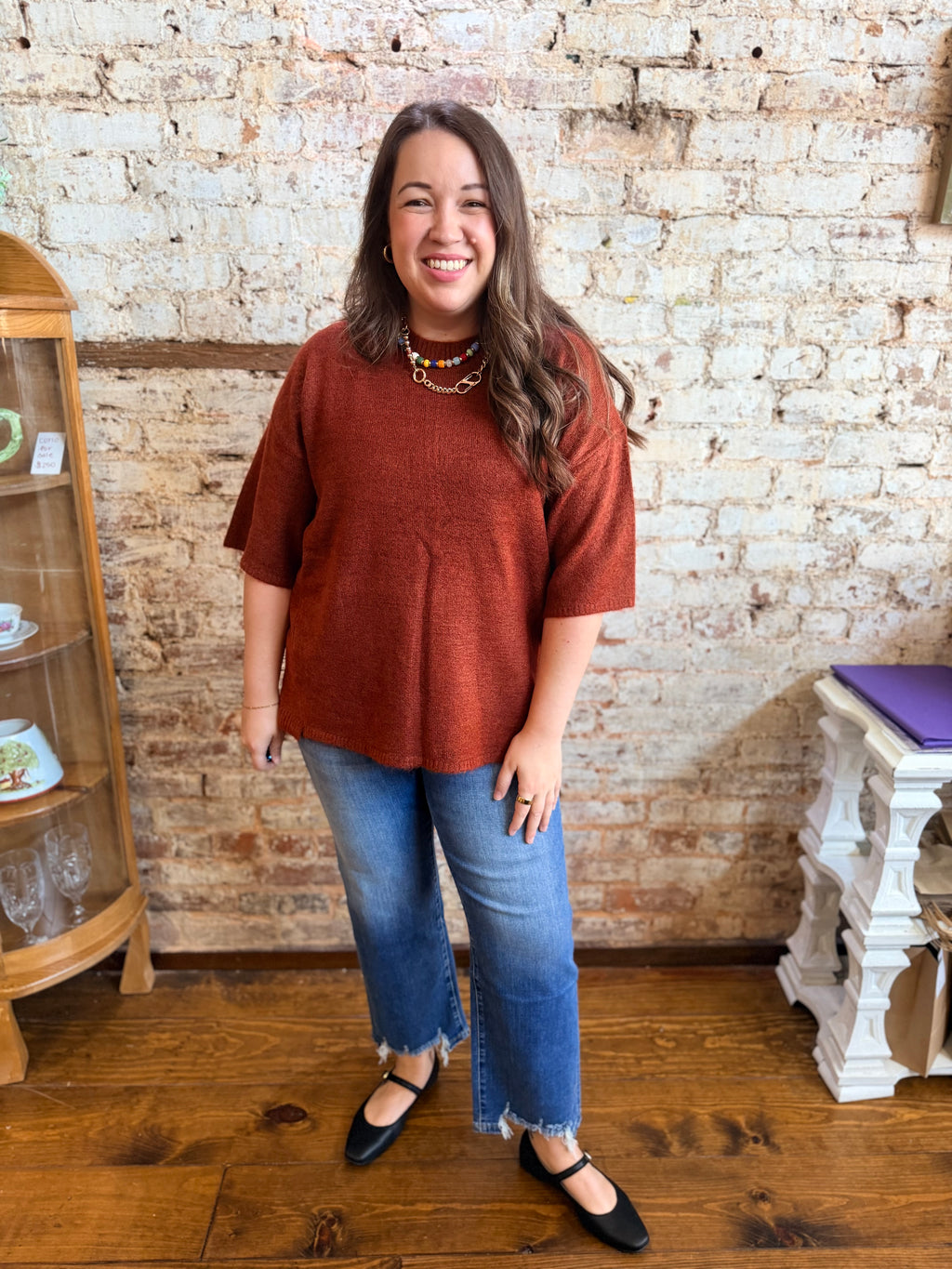 The Rust & Ready Sweater Top