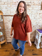 The Rust & Ready Sweater Top