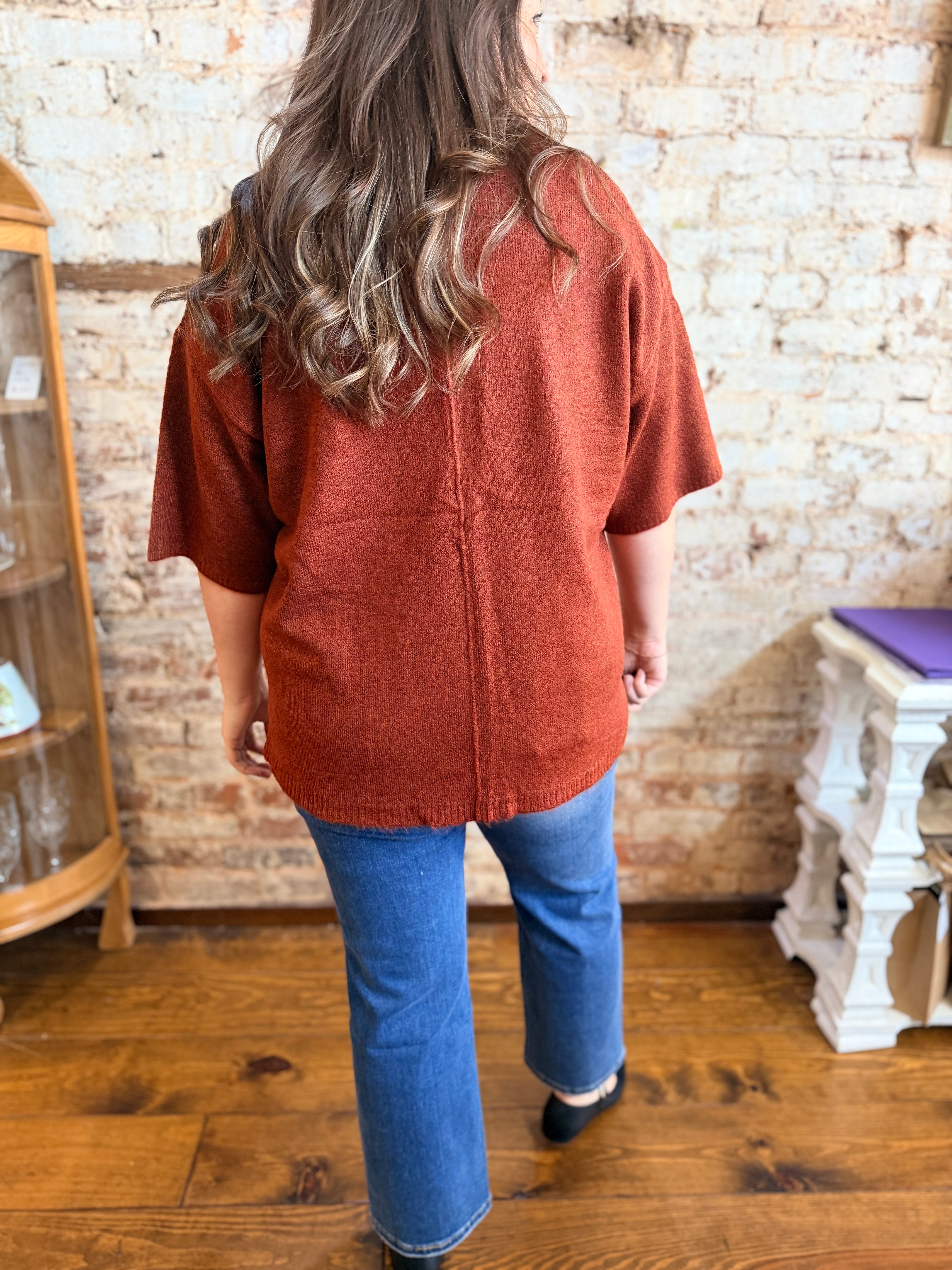 The Rust & Ready Sweater Top