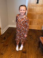 Meadows + Mocha Girls Nightgown