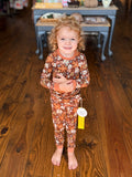 Meadows + Mocha Toddler Bamboo Pajama Set
