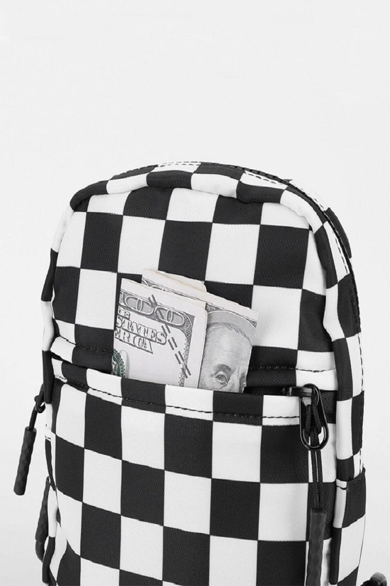 Checkered Crossbody Bag