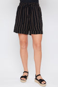 Missy Cuffed Linen Shorts