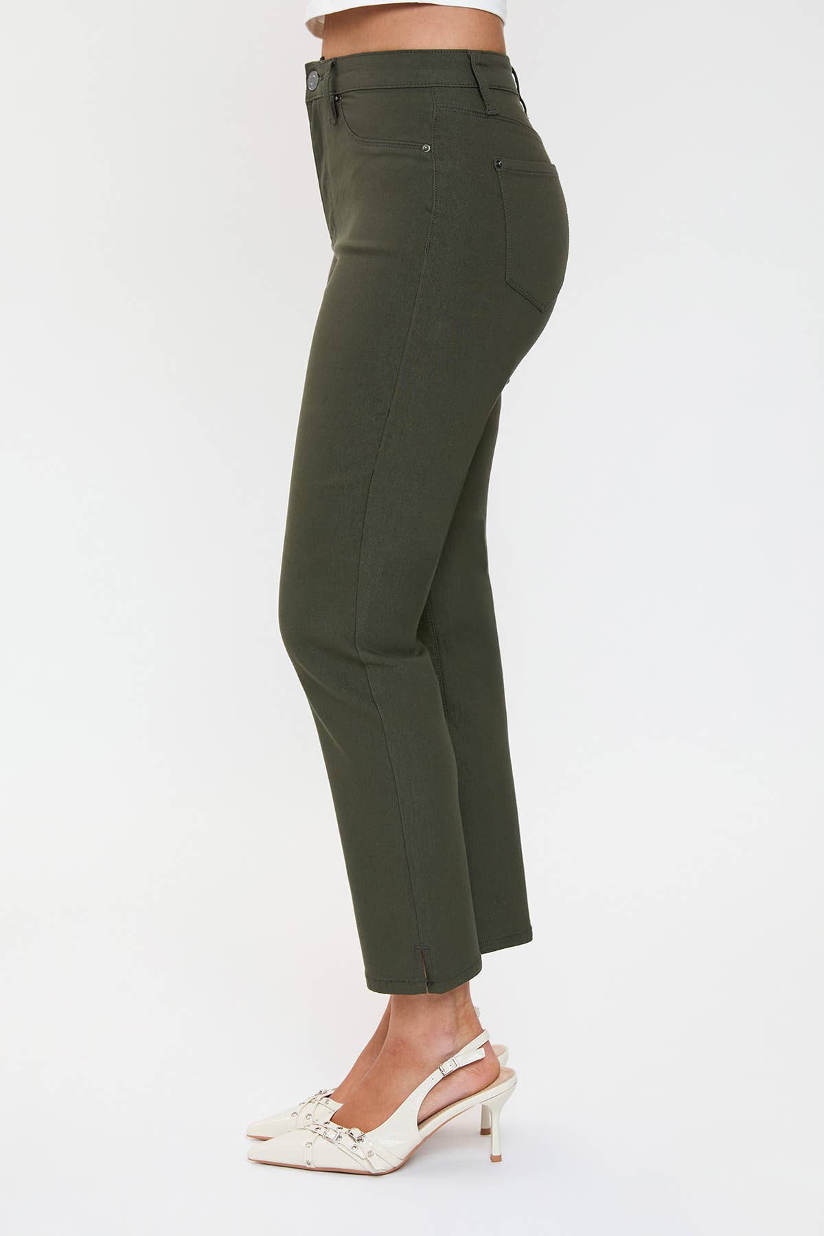 High Rise Hyperstretch Straight Pants