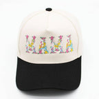 Floral Mama Embroidered Trucker Hat