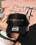 Mama Bow Black Foam Hat