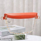 Lorna Clear Studded Crossbody Bag
