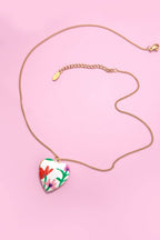 FLOWER LOCKET NECKLACE