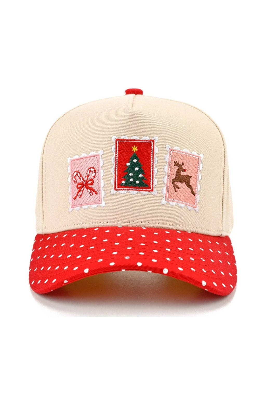 Christmas Stamp Trucker Hat