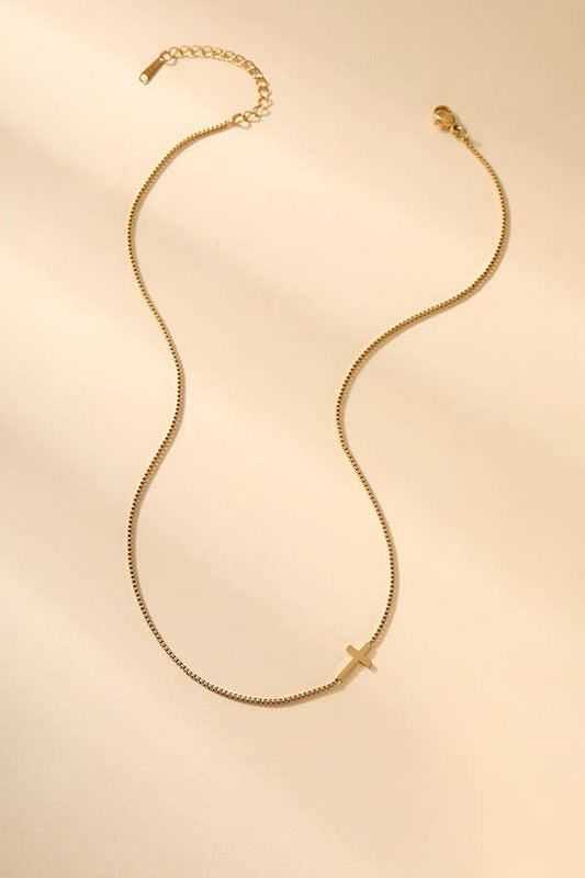 Dainty Cross Necklace