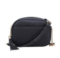 Lindsay Double Zip Chevron Crossbody Bag