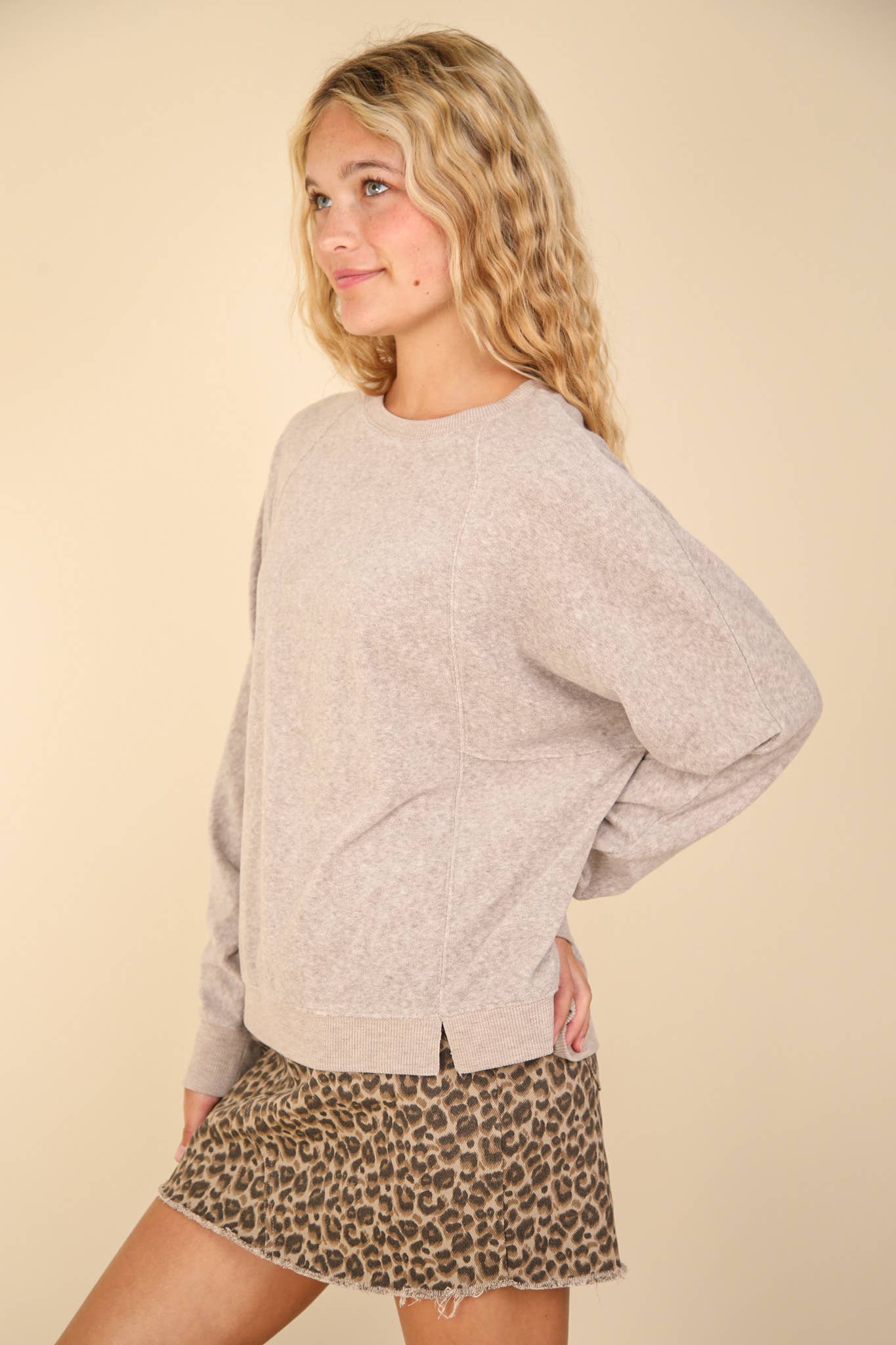 Oversized Soft Knit Top