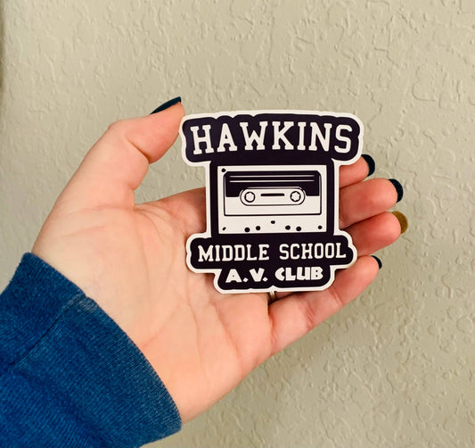 Hawkins AV Club - Stranger Things Sticker