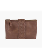 Women's Two-Compartment Crossbody Bag with Braid Detail