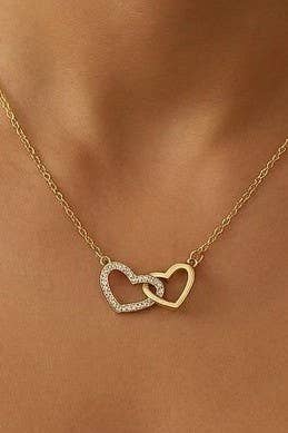 Interlocking Heart Necklace