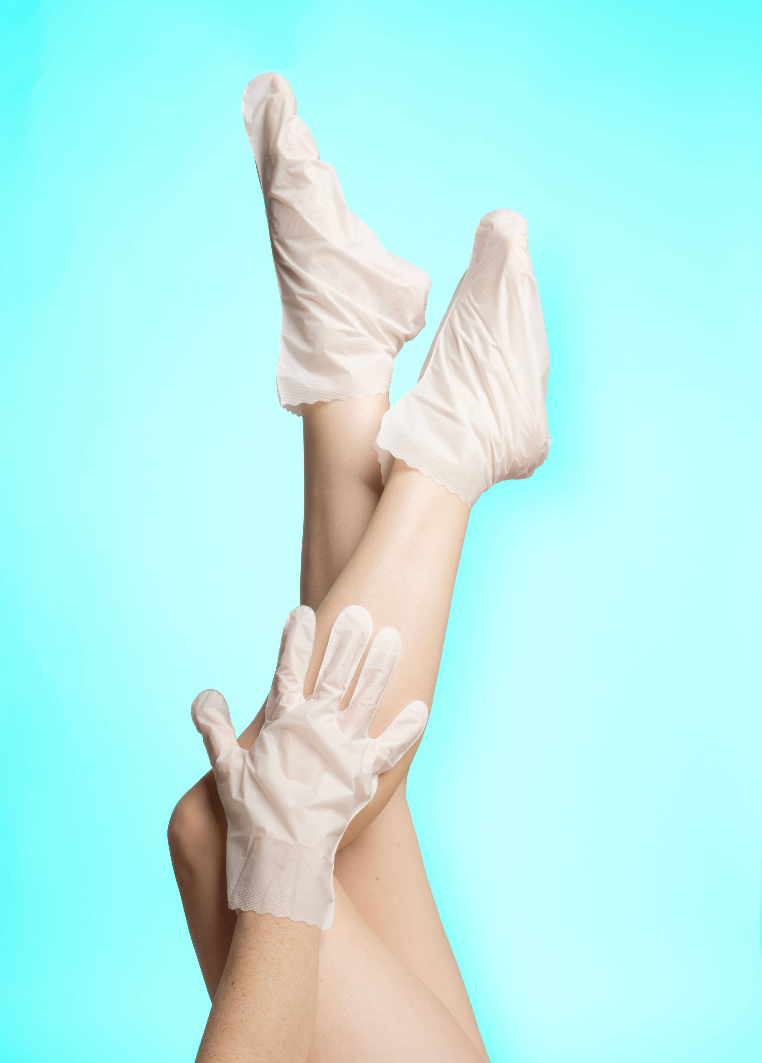 Lemon Lavender Smooth It Over Hydrating Hand & Foot Masks