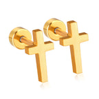 Cross Stud Earrings