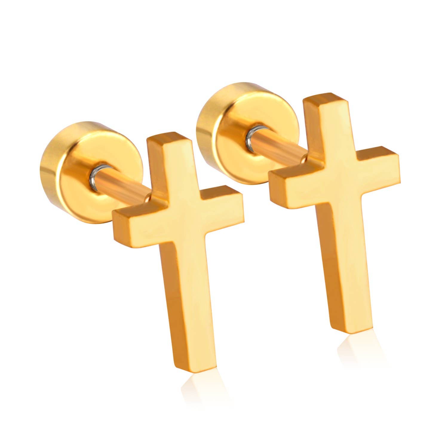 Cross Stud Earrings